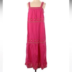 ANN TAYLOR LOFT Petite (Size Small) pink sleeveless maxi